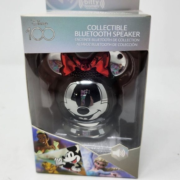 Disney 100 Minnie Mouse Bitty Boomers Mini Collectible Bluetooth Speaker New - Picture 9 of 10